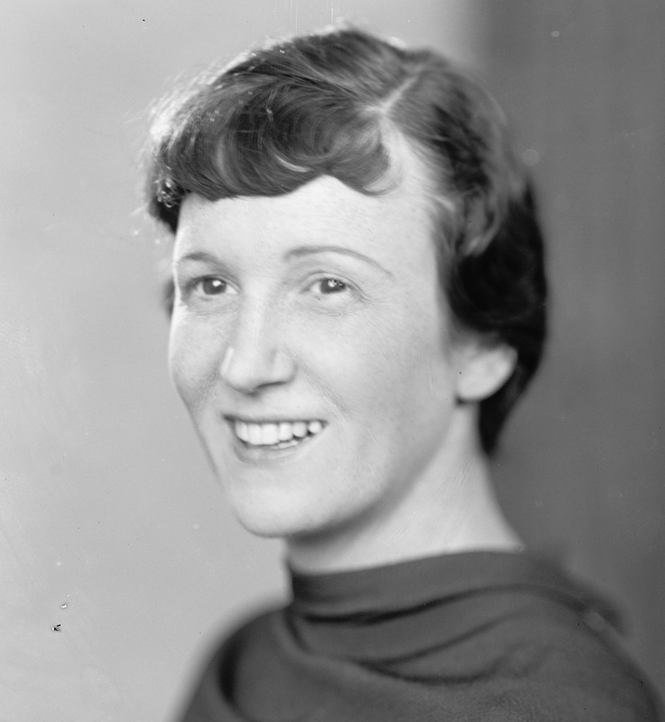 A black-and-white portrait before colorization